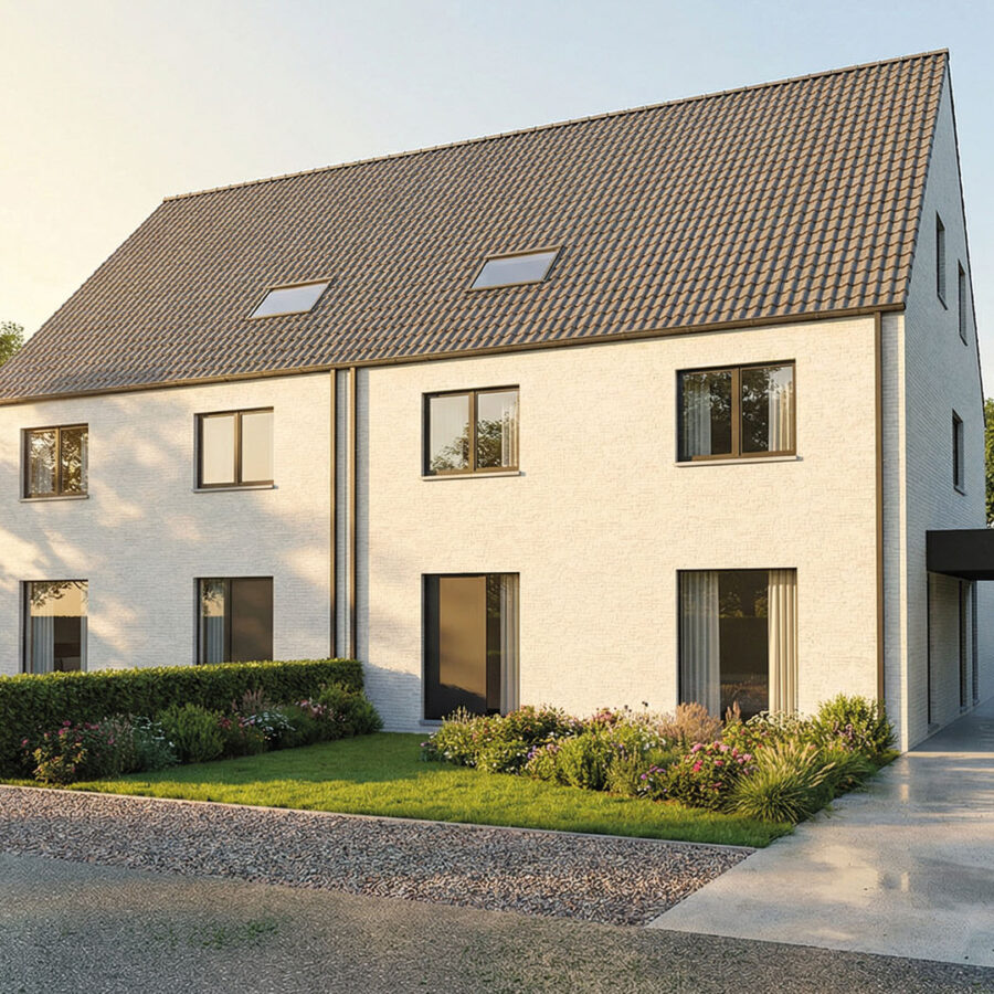 Halfopen bebouwing in Tessenderlo-Ham